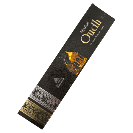 Encens massala Mystical Oudh AROMA Fragrances - Capseta de 24gr d'encens natural índia