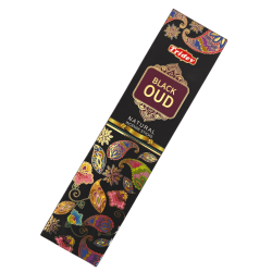 Encens Tridev Black Oud Natural Incense Sticks - 10 varetes extra gruixudes
