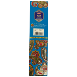 Tridev Amber Musk Natural Incense Sticks - 10 Extra Thick Sticks