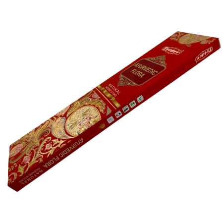 Tridev Ayurvedische Flora Natürliche Räucherstäbchen - 10 extra dicke Stäbchen
