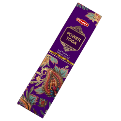 Bețișoare parfumate naturale Tridev Yoga Power - 10 bețișoare extra groase