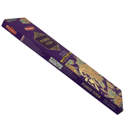 Bețișoare parfumate naturale Tridev Yoga Power - 10 bețișoare extra groase