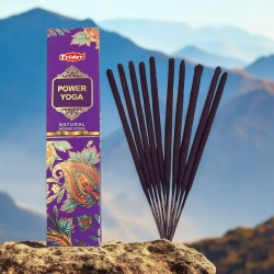 Tridev Yoga Power Natural Incense Sticks - 10 Extra Thick Sticks