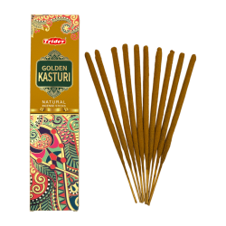 Incienso Tridev Golden Kasturi Natural Incense...