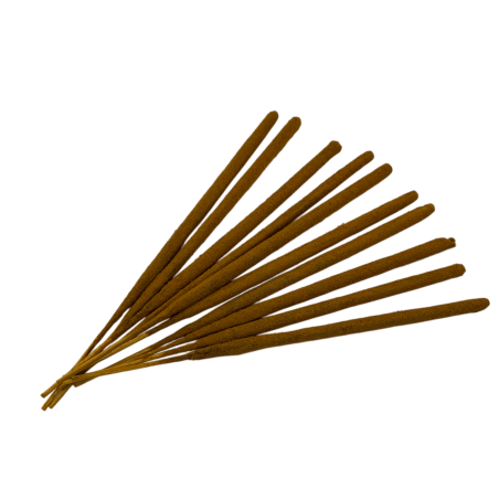 Incienso Tridev Golden Kasturi Natural Incense Sticks - 10 varillas extra gruesas