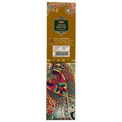 Incienso Tridev Golden Kasturi Natural Incense Sticks - 10 varillas extra gruesas
