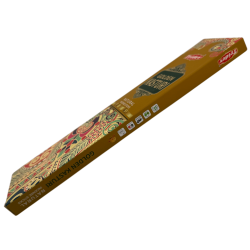 Incienso Tridev Golden Kasturi Natural Incense Sticks - 10 varillas extra gruesas
