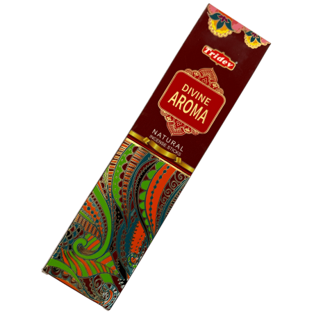 Bastoncini di incenso aromatici naturali Tridev - 10 bastoncini extra spessi