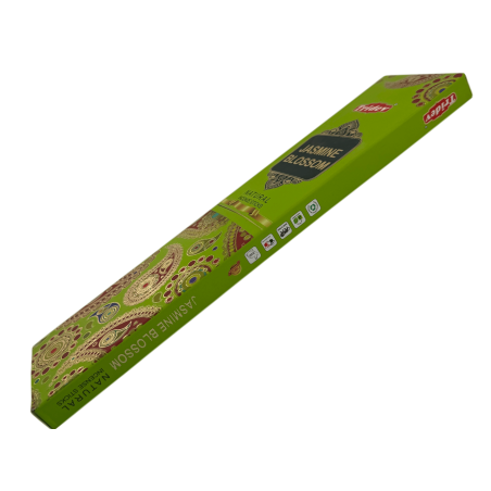 Incienso Tridev Flor de Jazmín Natural Incense Sticks - 10 varillas extra gruesas
