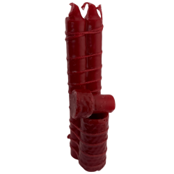 Candela potente per unione speciale 20x3 cm - Include polveri e rituale - Unione di coppie e famiglie