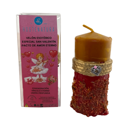 Special Valentine's Day Candle - Eternal Love Pact - Esoteric Candle 14x6cm - Consecration, Eternal Bond and Deep Union