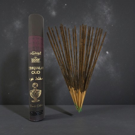 Incenso Masala Mukhalat OUD Misbahs DMP Edição Privada - 40gr. incenso artesanal