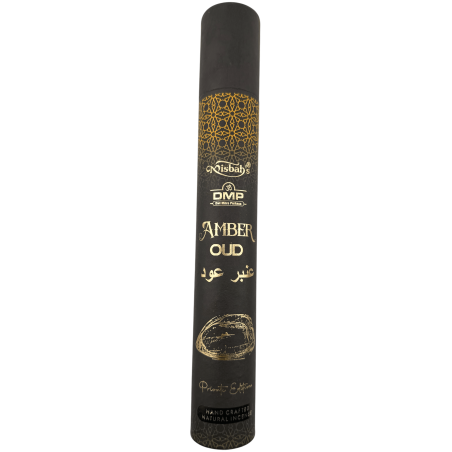 Incenso Masala Amber Oud Misbahs DMP Private Edition - 40g. Incenso artesanal.