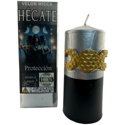 Esoteric Wicca Hecate Candle 14x6cm - Protection