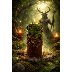Esoteriskt Wicca Hornljus 14x6cm - Fertilitet