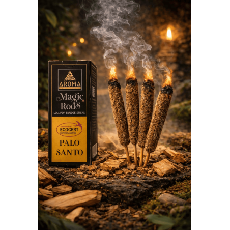 أعواد بخور بالو سانتو السحرية AROMA مصاصات - 4 أعواد سميكة
