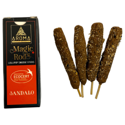 أعواد بخور خشب الصندل السحرية AROMA - 4 أعواد سميكة
