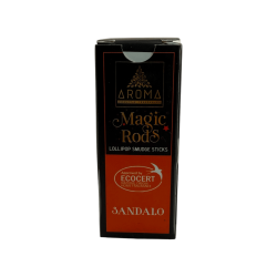 Bâtonnets d'encens au bois de santal Lollipop, parfums AROMA - 4 bâtonnets épais