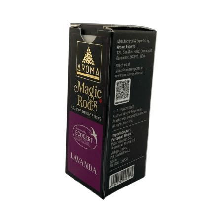 Lollipop Lavendel Rökelse Magiska Stavar AROMA Dofter - 4 Tjocka Pinnar