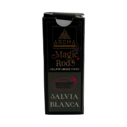 Kadzidełka Lollipop White Sage Magic Rods AROMA Fragrances - 4 grube patyczki