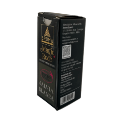 أعواد بخور مصاصة المريمية البيضاء السحرية من AROMA - 4 أعواد سميكة