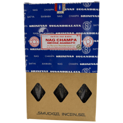 SATYA Cutie de Tamaie Organic Nag Champa Smudge - 12 cutii de 25g.