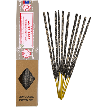 Encens bio SATYA à la sauge blanche - Boîte de 25 g