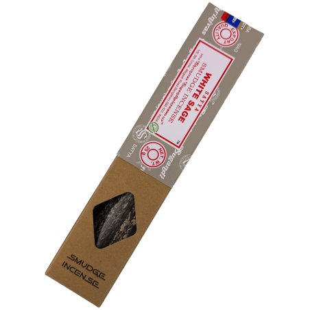 Tămâie organică SATYA cu salvie albă - cutie de 25g