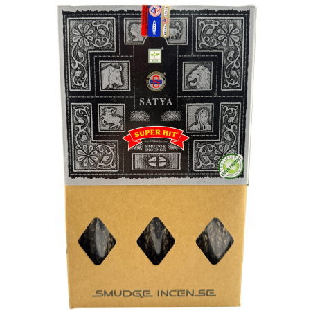 Caja Incienso Orgánico SATYA Super Hit Smudge - 12 cajitas de 25gr.
