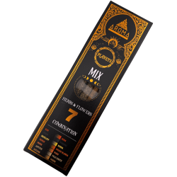 Incenso biologico 7 Planets Mix di erbe e fiori AROMA Fragranze - 7 bastoncini spessi fatti a mano