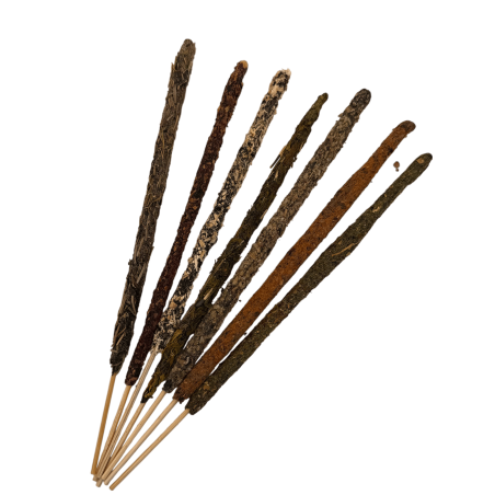 Organic Incense 7 Planets Mix Herbs and Flowers AROMA Fragrances - 7 thick handmade sticks