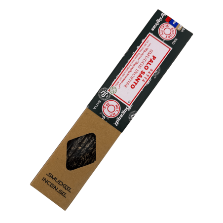 Incienso Orgánico SATYA Palo Santo Smudge - Cajita de 25gr