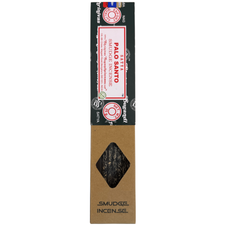 Incenso biologico SATYA Palo Santo Smudge - Scatola da 25 g