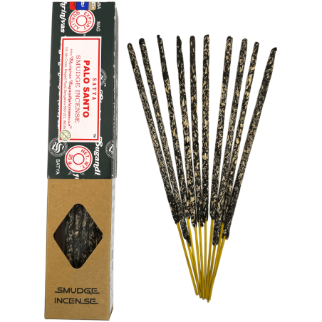 SATYA Organic Incense Box Palo Santo Smudge - 12 pudełek po 25 g.