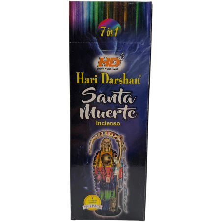 Kadzidełka Hari Darshan Santa Muerte - Pudełko 6 sześciokątnych pudełek na kadzidełka