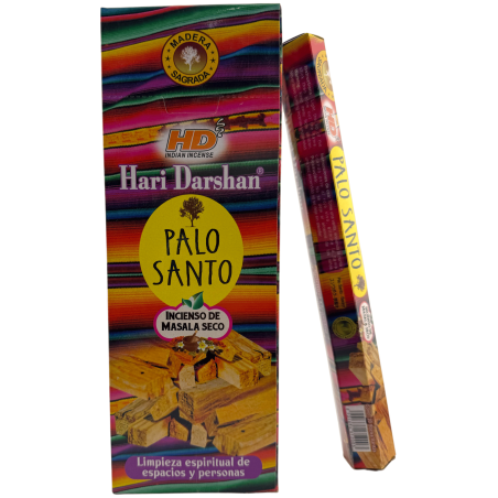 Kadzidełka Hari Darshan Palo Santo - Pudełko 6 sześciokątnych pudełek na kadzidełka
