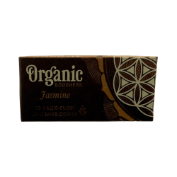Coni di incenso organico Song of India Jasmine Backflow - Scatola da 12 coni