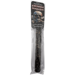 Vela ritualizada preparada para enterrar feitiços, 18 cm - Contra maldições e para remover feitiços.