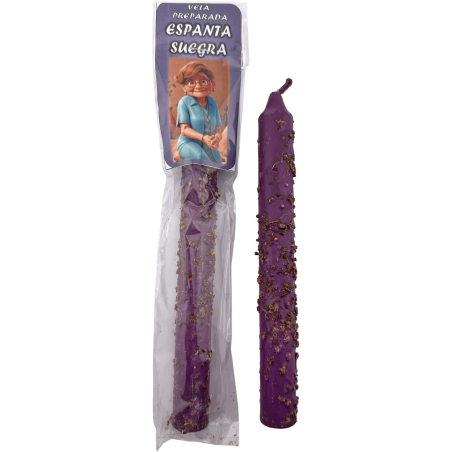 Rytualna świeca przygotowana do odstraszania teściowej 18 cm
