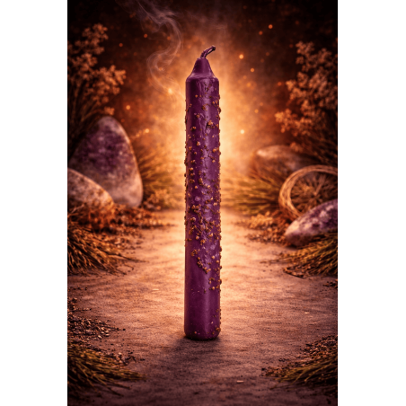 Vela Preparada Ritualizada Espanta Suegras 18cm