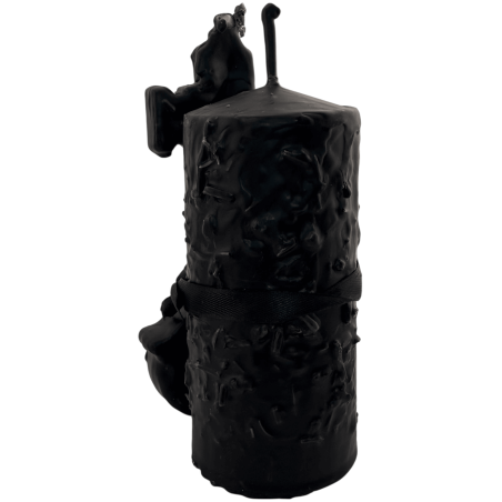 Candela Chiave del Potere Rimuove le Maledizioni HOSTENATURA - 14x8cm - Candela Esoterica Fatta a Mano