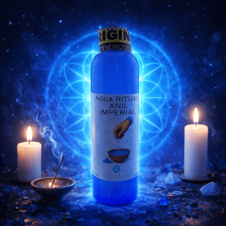 Eau rituelle indigo impériale 150 ml - Purification énergétique profonde
