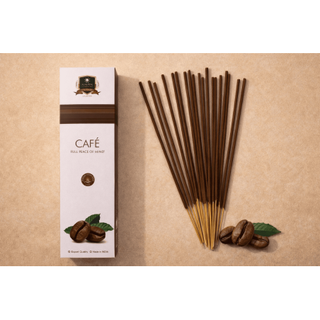 Alaukik Kaffee Weihrauch 30gr. - Masala-Räucherstäbchen