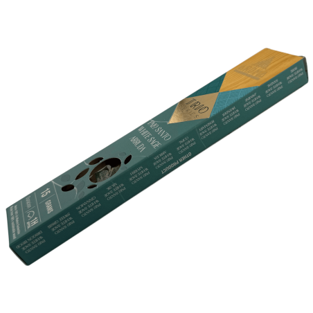 AROMA Incenso Trio Palo Santo, Salvia Bianca e Ruta - Serie Trio 1 scatola 15gr.