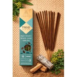 AROMA Wierook Trio Palo Santo, Witte Salie en Wijnruit - Trio Serie 1 doos 15gr.
