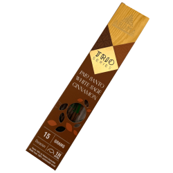 AROMA Trio Kadzidełka Palo Santo, Biała Szałwia i Cynamon - Seria Trio 1 pudełko 15gr.