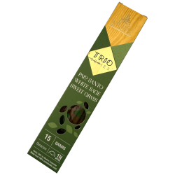 AROMA Trio Räucherstäbchen Palo Santo, Weißer Salbei und Süßgras - Trio Serie 1 Schachtel 15gr.