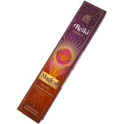 Incenso Energético Reiki Série Mágica Himalaya - Caixa de 25g de Incenso Masala com Lavanda e Sândalo