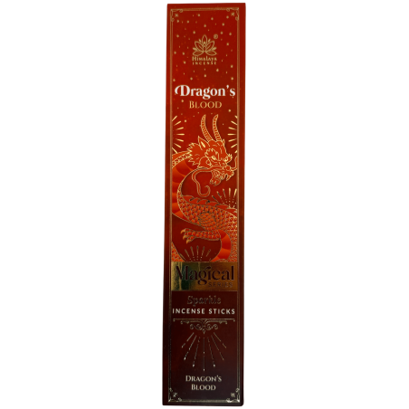 Incenso Sangue de Dragão Série Mágica Himalaya - Caixa com 25g de Incenso Masala