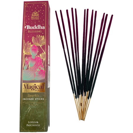 Encens Benedicció de Buda Magical Series Himalaya Incense - Caixeta de 25gr. encens massala Lotus i Pachulí